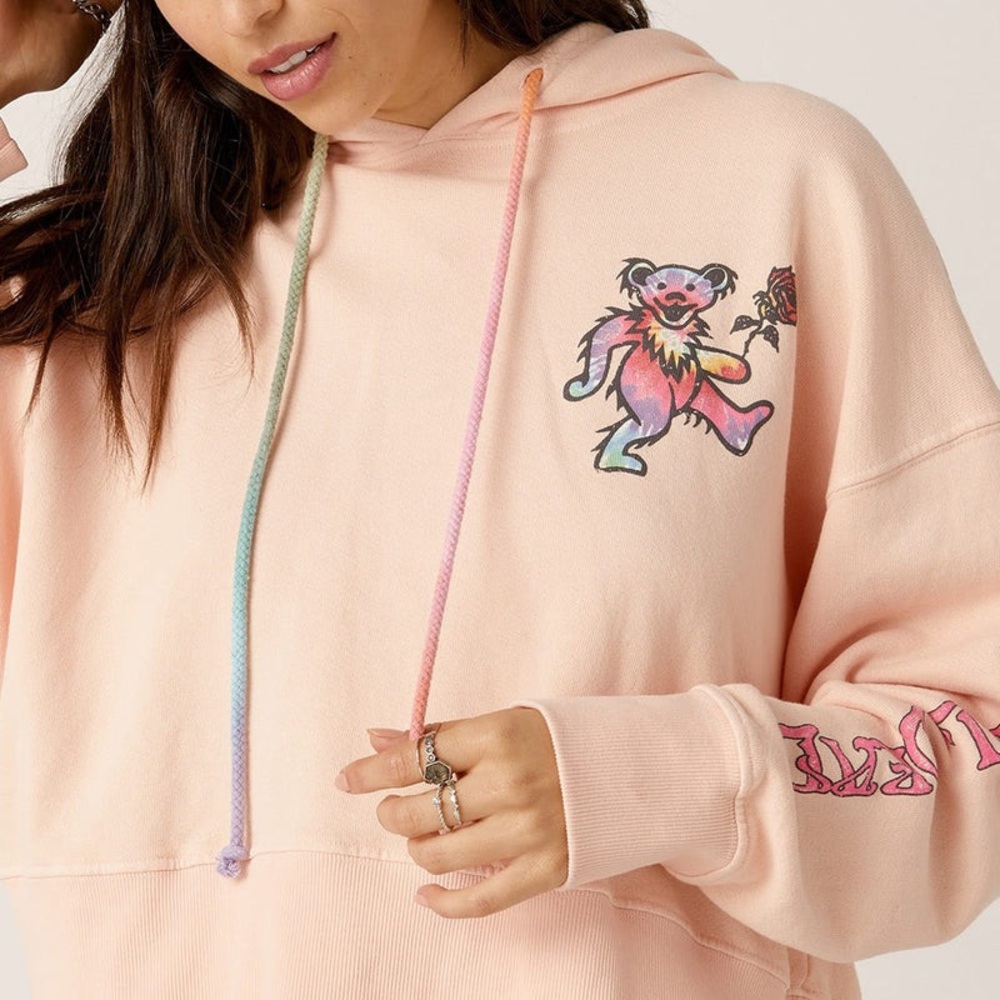 Daydreamer Grateful Dead Cropped Hoodie